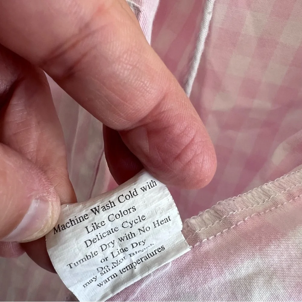Petite Plume Kids Toddler Gingham Pink‎ Cotton Robe With Belt Size 3/4